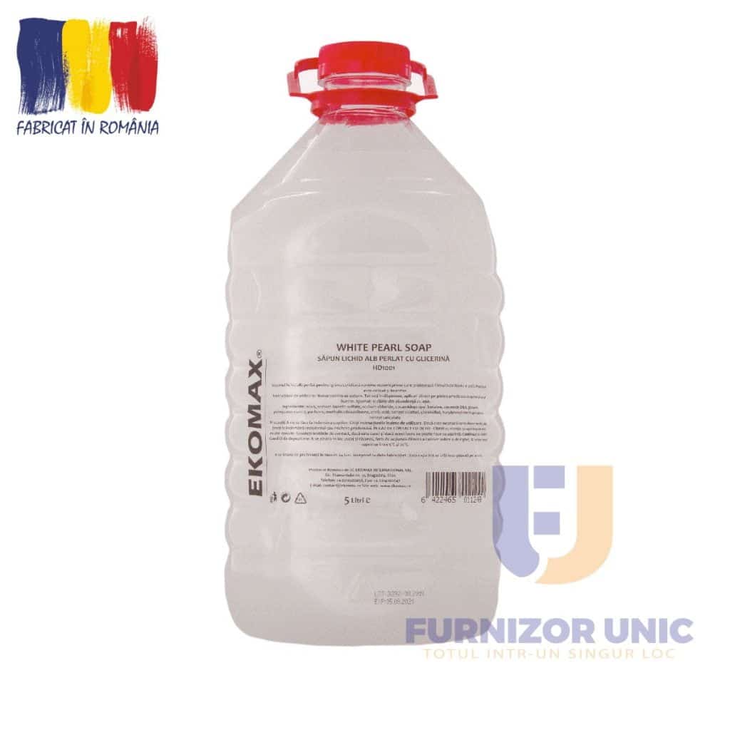 Sapun lichid EKOMAX White Pearl Soap 5L - PET – poza 1