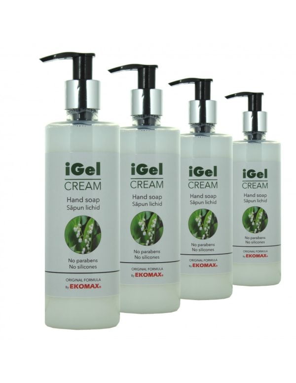 Sapun lichid IGel Cream Lily of the Valley flacon 330 ml – poza 2