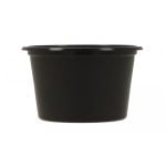 Sosiera neagra PP 100cc  d65mm 100 buc/set – poza 2