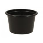 Sosiera neagra PP 100cc  d65mm 100 buc/set – poza 1