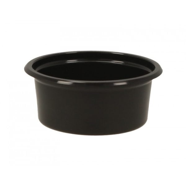 Sosiera neagra PP 50cc d65mm 100 buc/set – poza 1