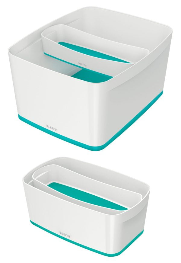 TAVITA ORGANIZER LUNGA ALB/TURCOAZ MYBOX LEITZ – poza 2