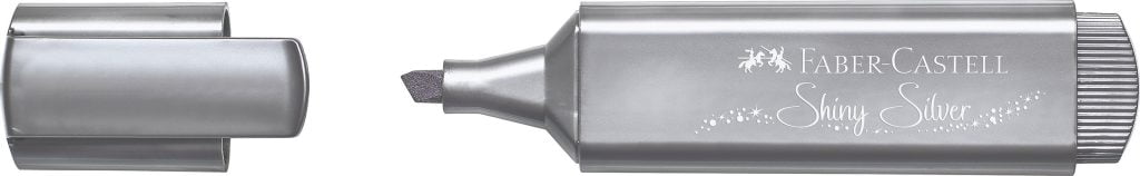 TEXTMARKER ARGINTIU METALIZAT 1546 FABER-CASTELL – poza 1