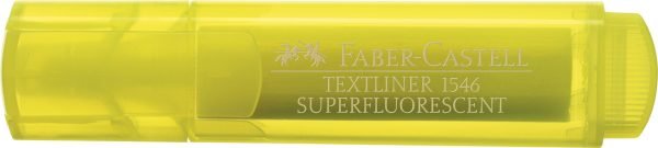 TEXTMARKER GALBEN SUPERFLUORESCENT 1546 FABER-CASTELL – poza 3