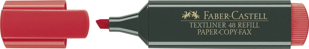 TEXTMARKER ROSU 1548 FABER-CASTELL – poza 1