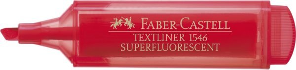 TEXTMARKER ROSU SUPERFLUORESCENT 1546 FABER-CASTELL – poza 2
