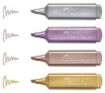 TEXTMARKER SET 4 METALIZAT FABER-CASTELL – poza 2