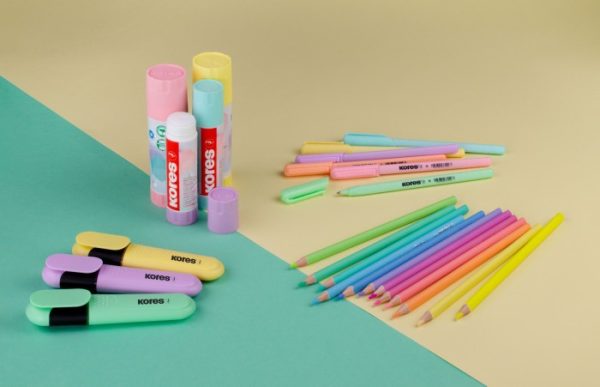 TEXTMARKER SET 6 PASTEL CUTIE PLASTIC KORES – poza 4