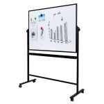 TABLA WHITEBOARD MAGNETIC MOBIL 90*120 CM RAMA ALUMINIU DELI – poza 3