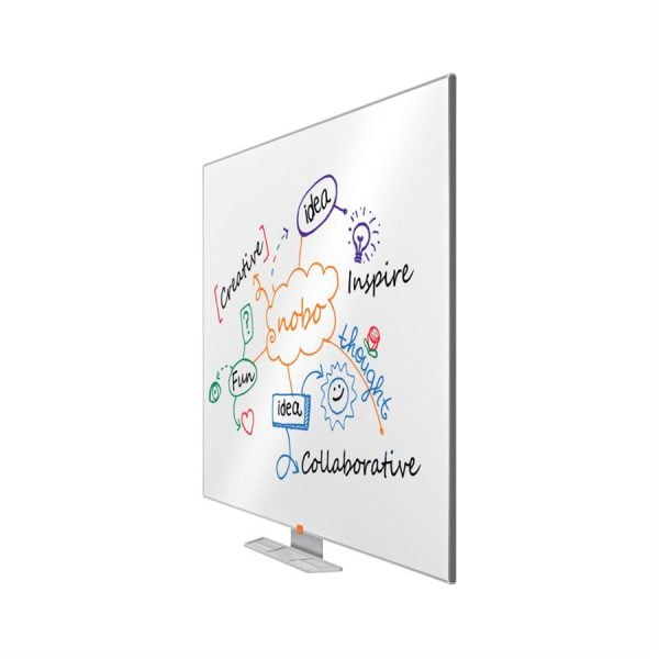TABLA WHITEBOARD MAGNETIC OTEL EMAILAT 90*120 CM RAMA AL PRESTIGE NOBO – poza 2