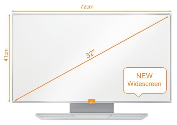 TABLA WHITEBOARD MAGNETIC OTEL EMAILAT WIDESCREEN 32" PRESTIGE NOBO – poza 2