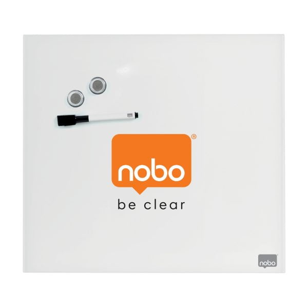 TABLA WHITEBOARD MAGNETIC STICLA 30*30 CM+ACCESORII DIAMOND NOBO – poza 4