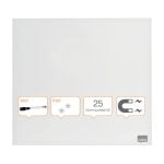 TABLA WHITEBOARD MAGNETIC STICLA 30*30 CM+ACCESORII DIAMOND NOBO – poza 1