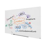 TABLA WHITEBOARD MAGNETIC STICLA WIDESCREEN 57" DIAMOND NOBO – poza 2