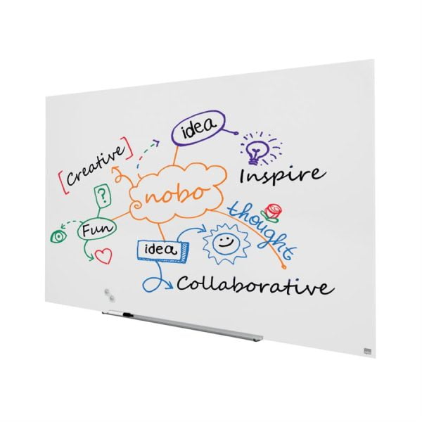 TABLA WHITEBOARD MAGNETIC STICLA WIDESCREEN 57" DIAMOND NOBO – poza 2