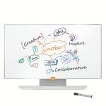 TABLA WHITEBOARD MAGNETIC WIDESCREEN 32"(721*411MM) NANO CLEAN NOBO – poza 4