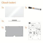 TABLA WHITEBOARD MAGNETIC WIDESCREEN 32"(721*411MM) NANO CLEAN NOBO – poza 5