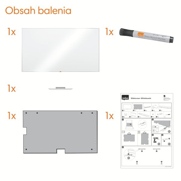 TABLA WHITEBOARD MAGNETIC WIDESCREEN 70"(1561*883MM) NANO CLEAN NOBO – poza 4