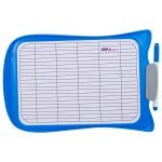 TABLA WHITEBOARD SCOLAR CU RAMA PLASTIC 30*21CM DELI – poza 2
