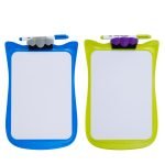 TABLA WHITEBOARD SCOLAR CU RAMA PLASTIC 30*21CM DELI – poza 1