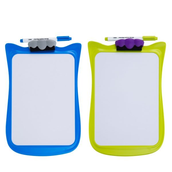 TABLA WHITEBOARD SCOLAR CU RAMA PLASTIC 30*21CM DELI – poza 1
