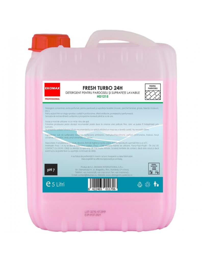 Detergent pardoseli EKOMAX Fresh Turbo 5L – poza 1