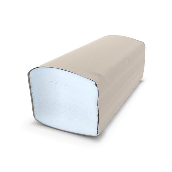 Prosoape pliate tip V-fold premium albe 150 foi/set, 12 set/bax – poza 1