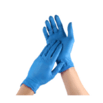 Manusi nitril albastre rezistente 100 buc/cutie - M – poza 1
