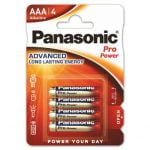Baterie Panasonic Pro Power AAA R3 1,5V alcalina LR03PPG/4BP set 4 buc. – poza 1