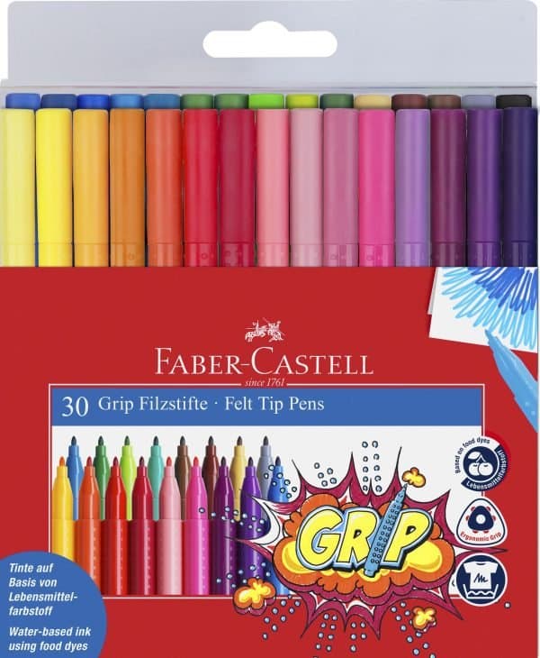 CARIOCA 30 CULORI GRIP FABER-CASTELL – poza 1