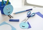 FOARFECA SCOLARA CU PROTECTIE GRIP ALBASTRA FABER-CASTELL – poza 4