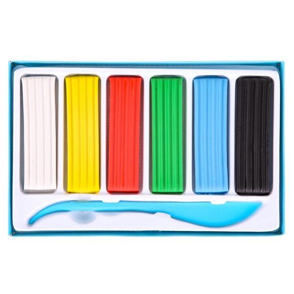 PLASTILINA 6 CULORI 120G DELI – poza 1