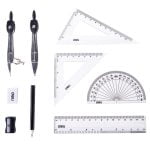 TRUSA GEOMETRIE 9 PIESE CUTIE METALICA DELI – poza 1