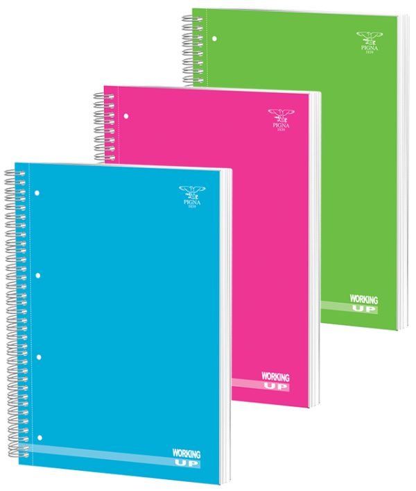 CAIET SPIRA A4 140F DR FLUORESCENT CARTONAT PIGNA – poza 1