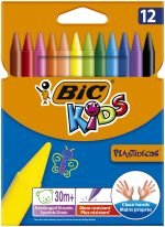CREIOANE CERATE 12 CULORI PLASTIDECOR BIC – poza 1
