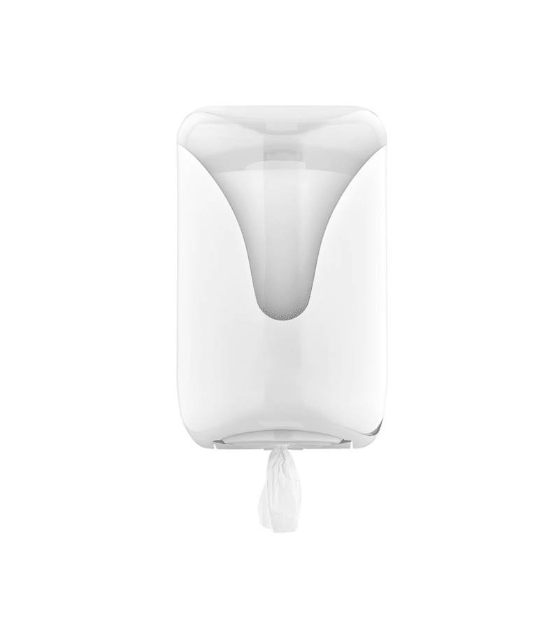 Dispenser manual de prosoape de hartie cu derulare centrala Alb – poza 1