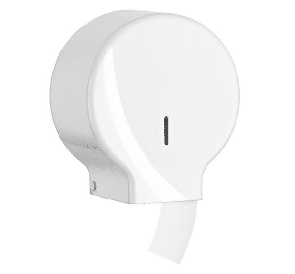Dispenser Maxi din plastic pentru hartie igienica Alb – poza 1