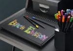CREIOANE COLORATE 12 CULORI BLACK EDITION FABER-CASTELL – poza 2