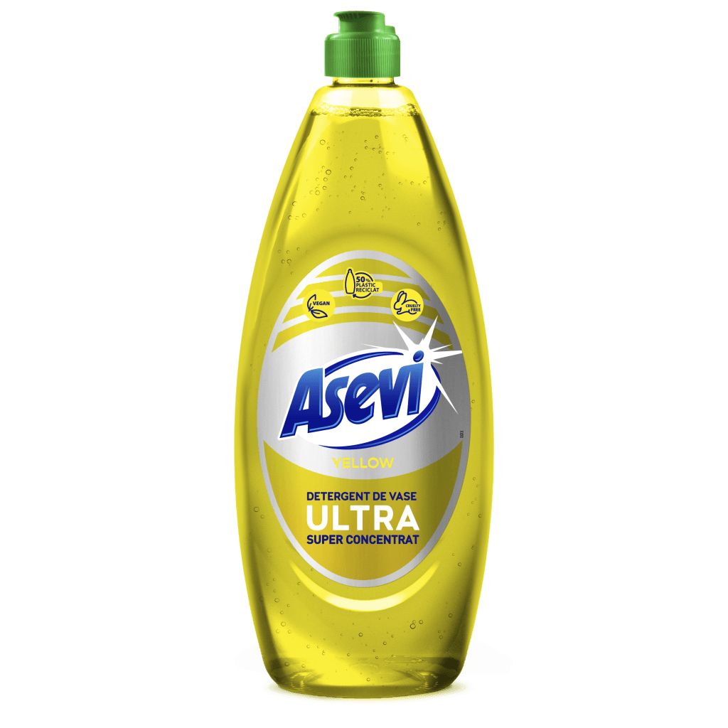 Detergent de Vase Ultra Concentrat Asevi Yellow 650ml – poza 1