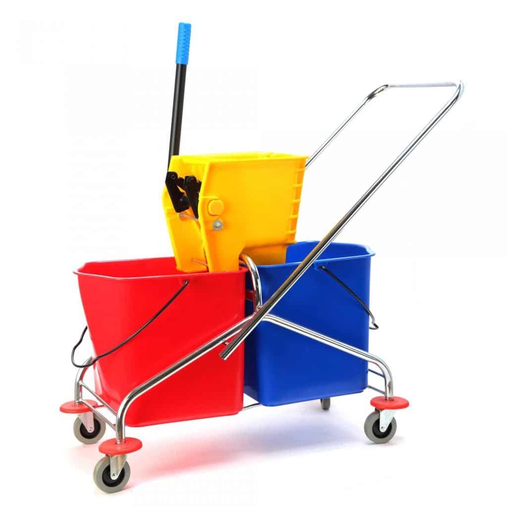 Carucior de curatenie din inox Limpio 60 litri – poza 1