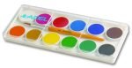 ACUARELE 12 CULORI 24MM CU PENSULA ECONOMY ADEL – poza 1