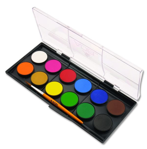 ACUARELE 12 CULORI 30MM + PENSULA ADEL – poza 3