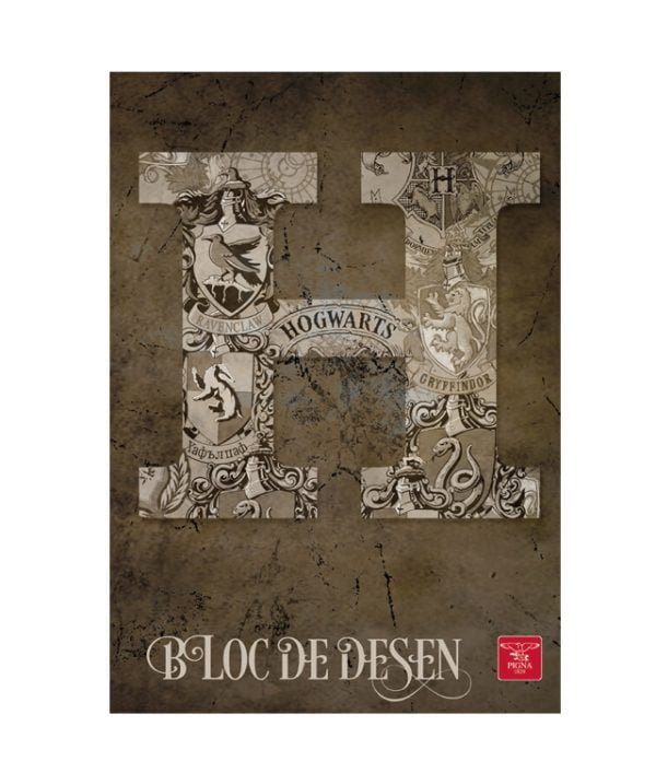 BLOC DESEN A4 160G 16F HARRY POTTER PIGNA – poza 1