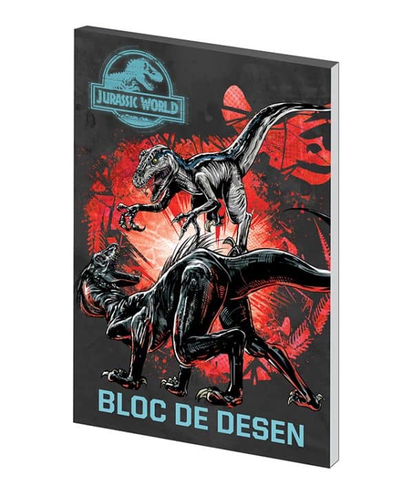 BLOC DESEN A4 160G 16F JURASSIC WORLD PIGNA – poza 1