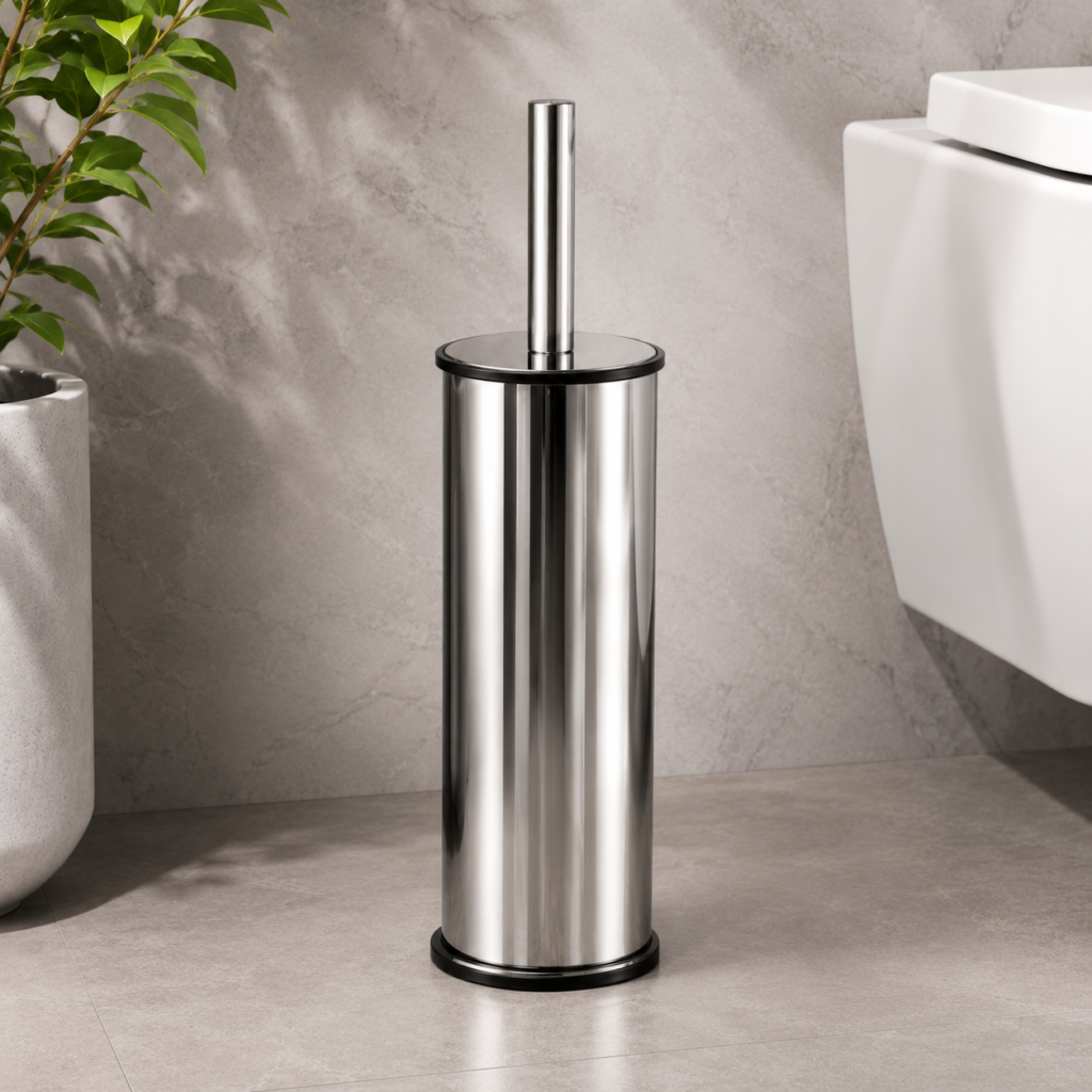 Set WC perie si suport din otel inoxidabil 36 cm – poza 1