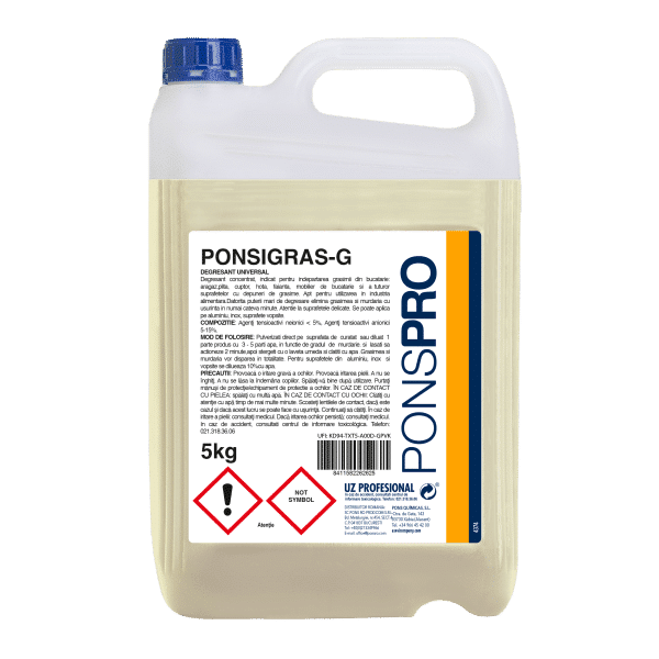 Degresant concentrat PONSIGRAS G 5kg PONSPRO – poza 1
