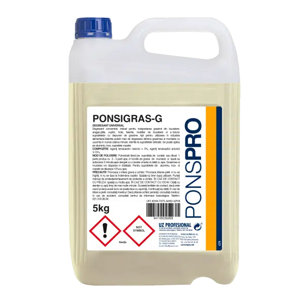 Degresant concentrat PONSIGRAS G 5kg PONSPRO – poza 1