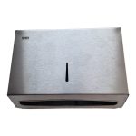 Dispenser manual din otel inoxidabil pentru prosoape de hartie Z Fold 200 coli – poza 2