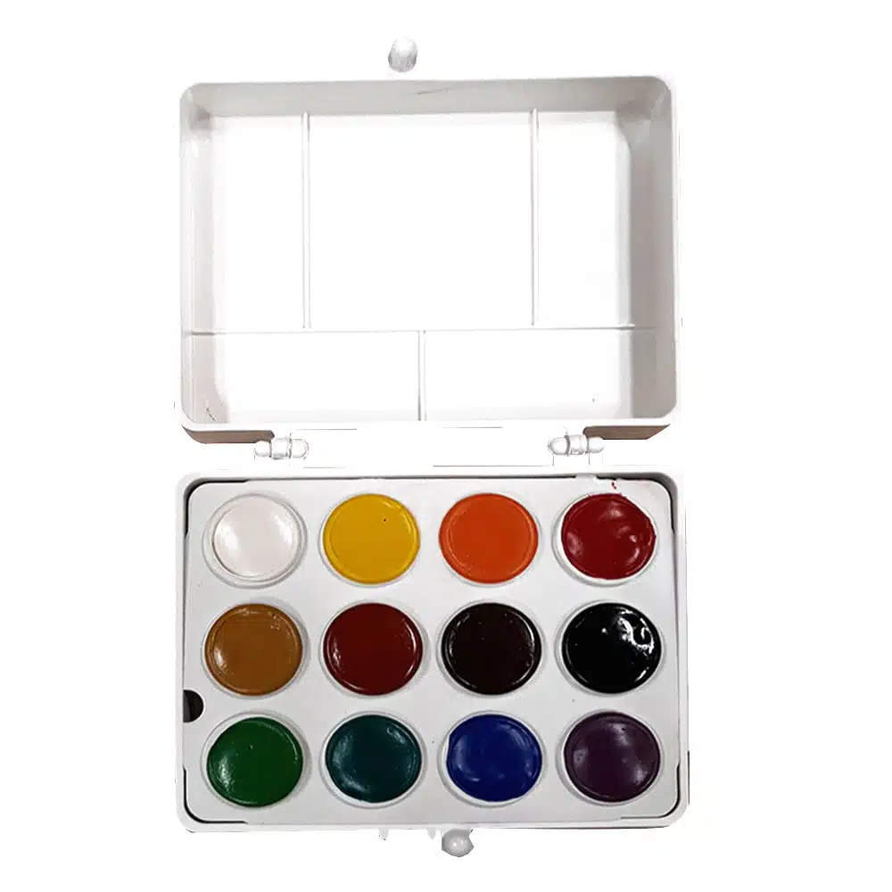 ACUARELE 12 CULORI COLIBRI – poza 1