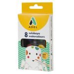 ACUARELE 8 CULORI 24MM + PENSULA ADEL – poza 1